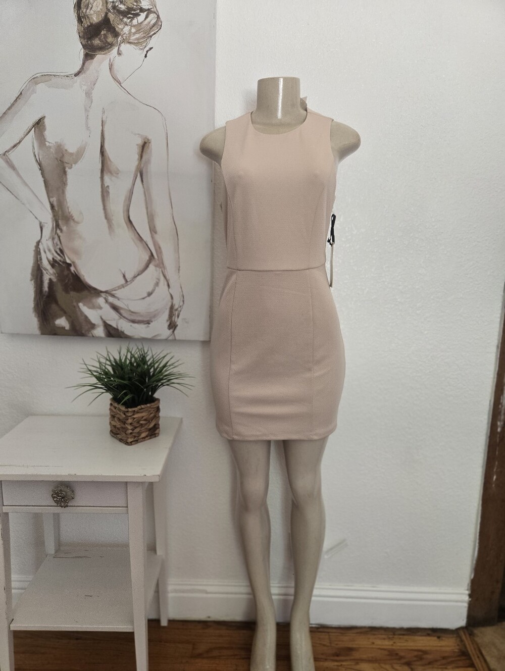 NWT Forever 21 Blush Short Sleeveless Dress Size Medium